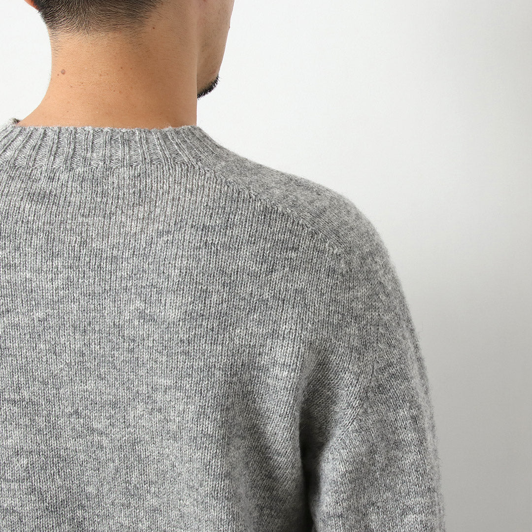 RINASCENTE / Shetland Wool Seamless Crew Neck Knit