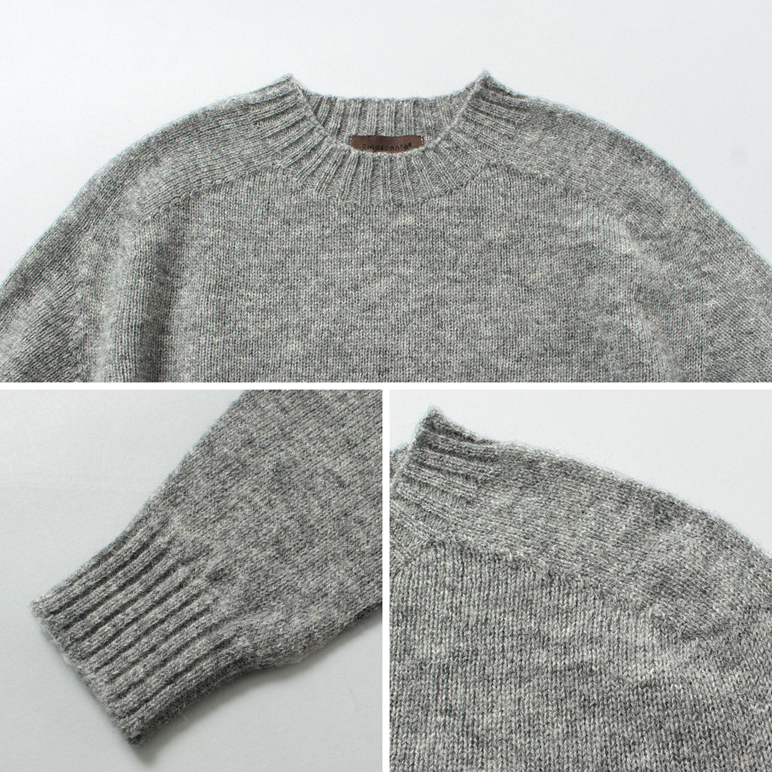 RINASCENTE / Shetland Wool Seamless Crew Neck Knit