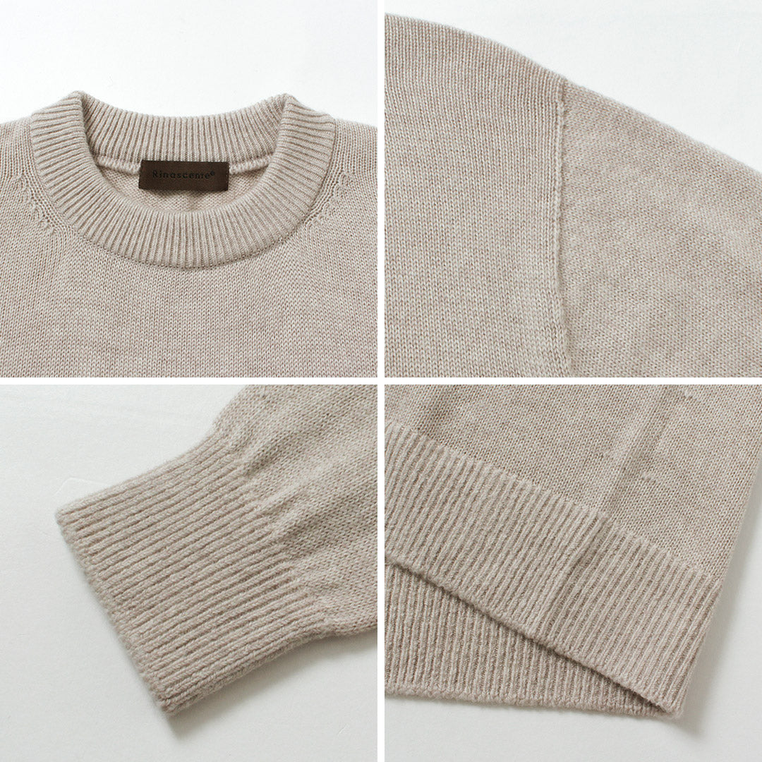 RINASCENTE / 7G Italian Cashwool Mock Neck Knit