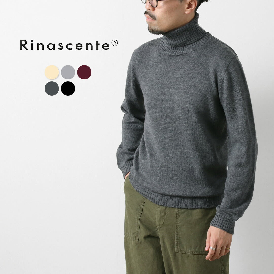 RINASCENTE / 7G Italian Cash Wool Turtleneck Knit