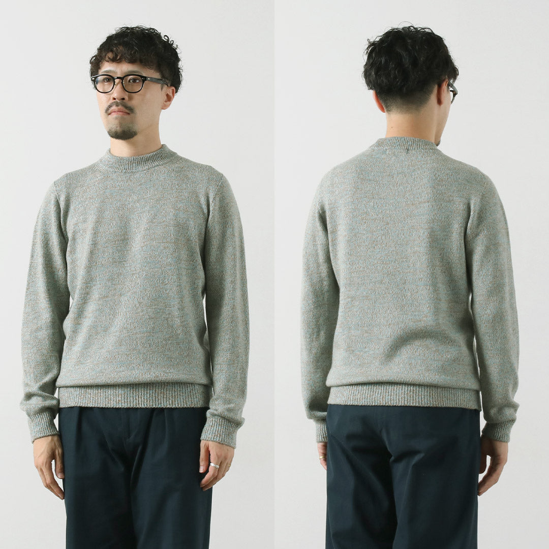 RINASCENTE / Italian Cash Wool Mix Mock Neck Knit