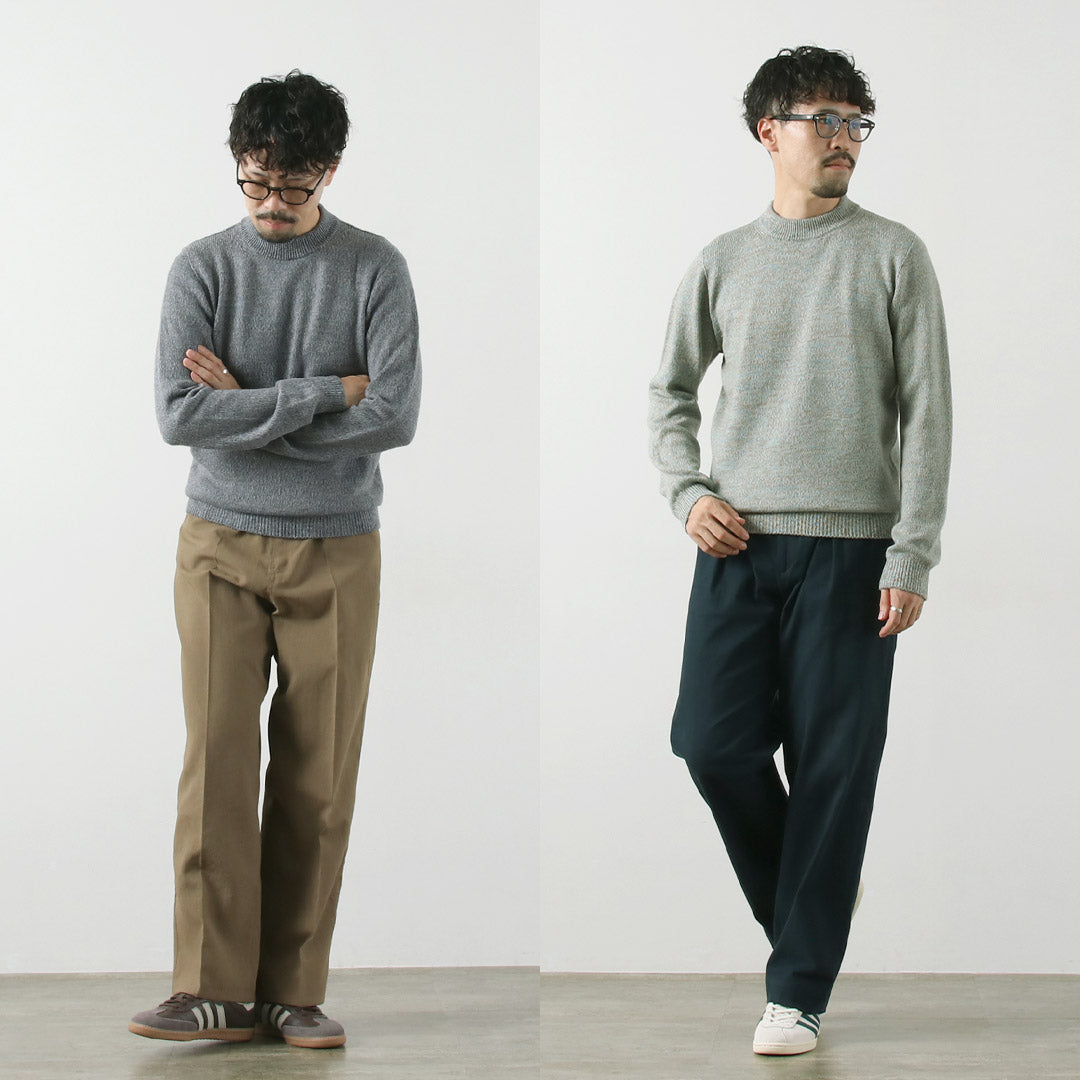 RINASCENTE / Italian Cash Wool Mix Mock Neck Knit