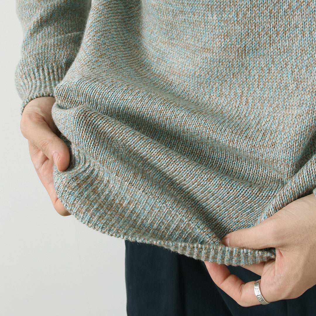 RINASCENTE / Italian Cash Wool Mix Mock Neck Knit