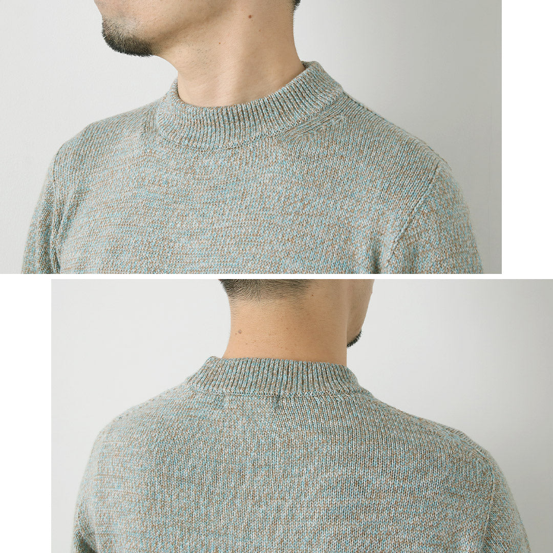 RINASCENTE / Italian Cash Wool Mix Mock Neck Knit