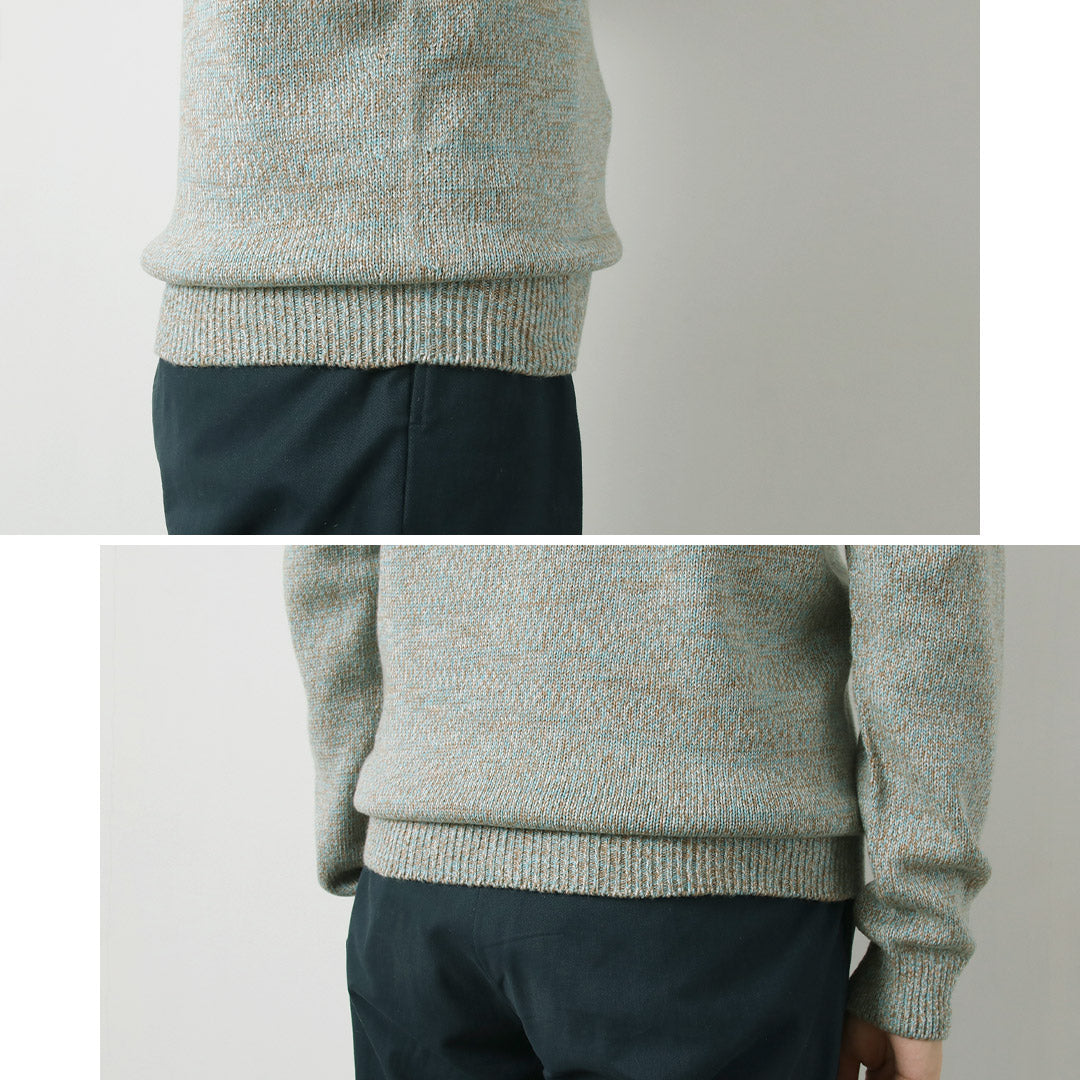 RINASCENTE / Italian Cash Wool Mix Mock Neck Knit