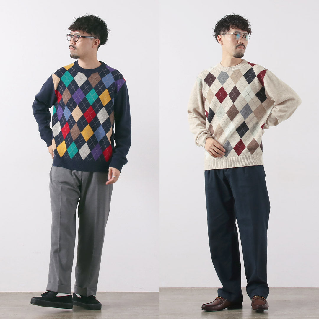 RINASCENTE / Multicolor Argyle Knit