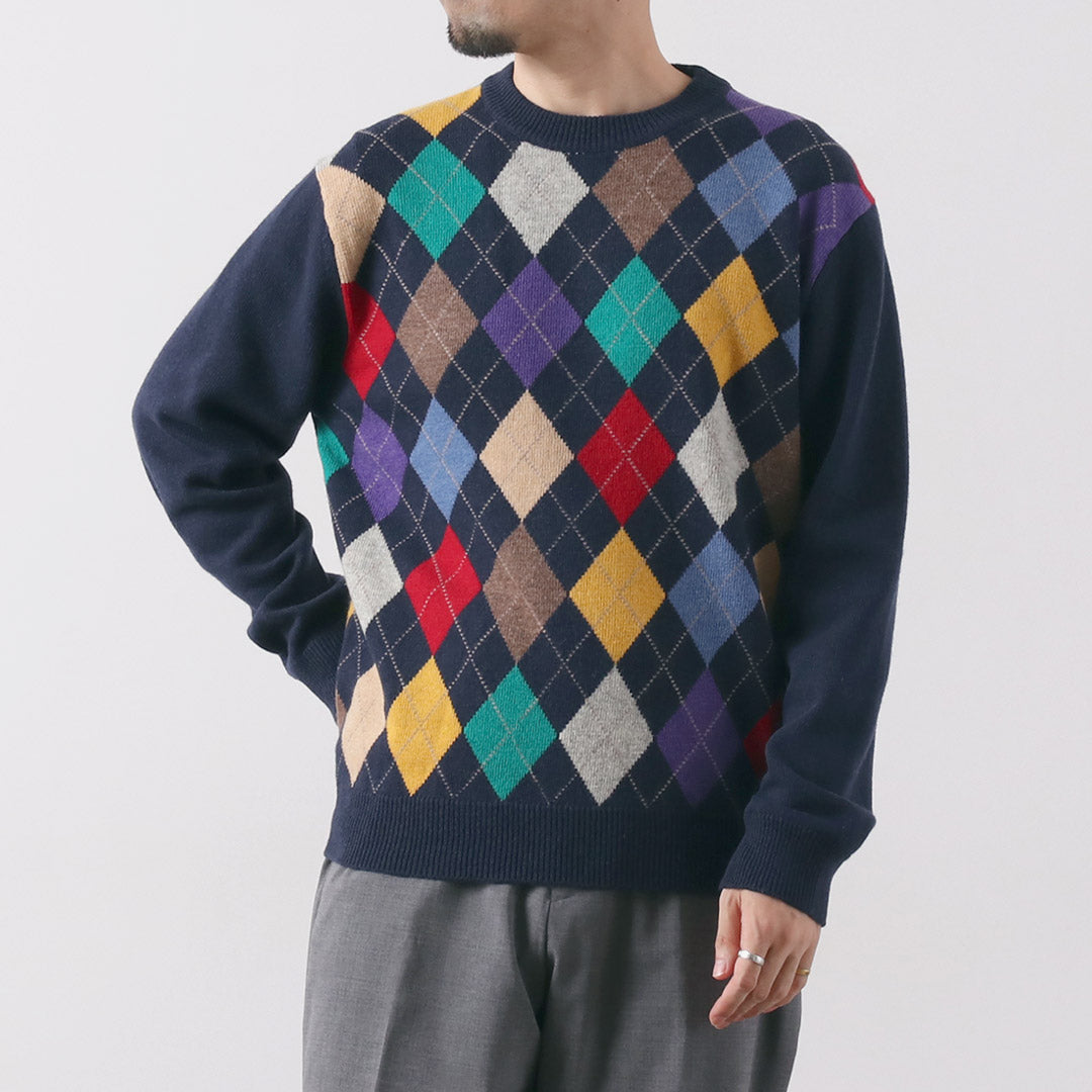 RINASCENTE / Multicolor Argyle Knit