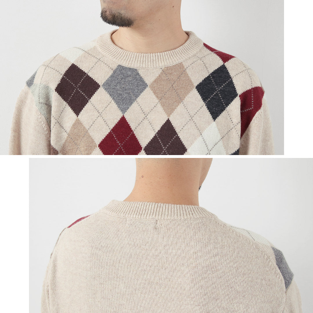 RINASCENTE / Multicolor Argyle Knit