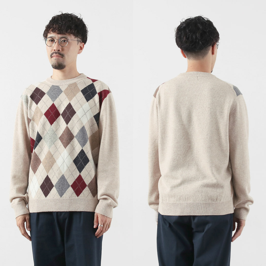 RINASCENTE / Multicolor Argyle Knit
