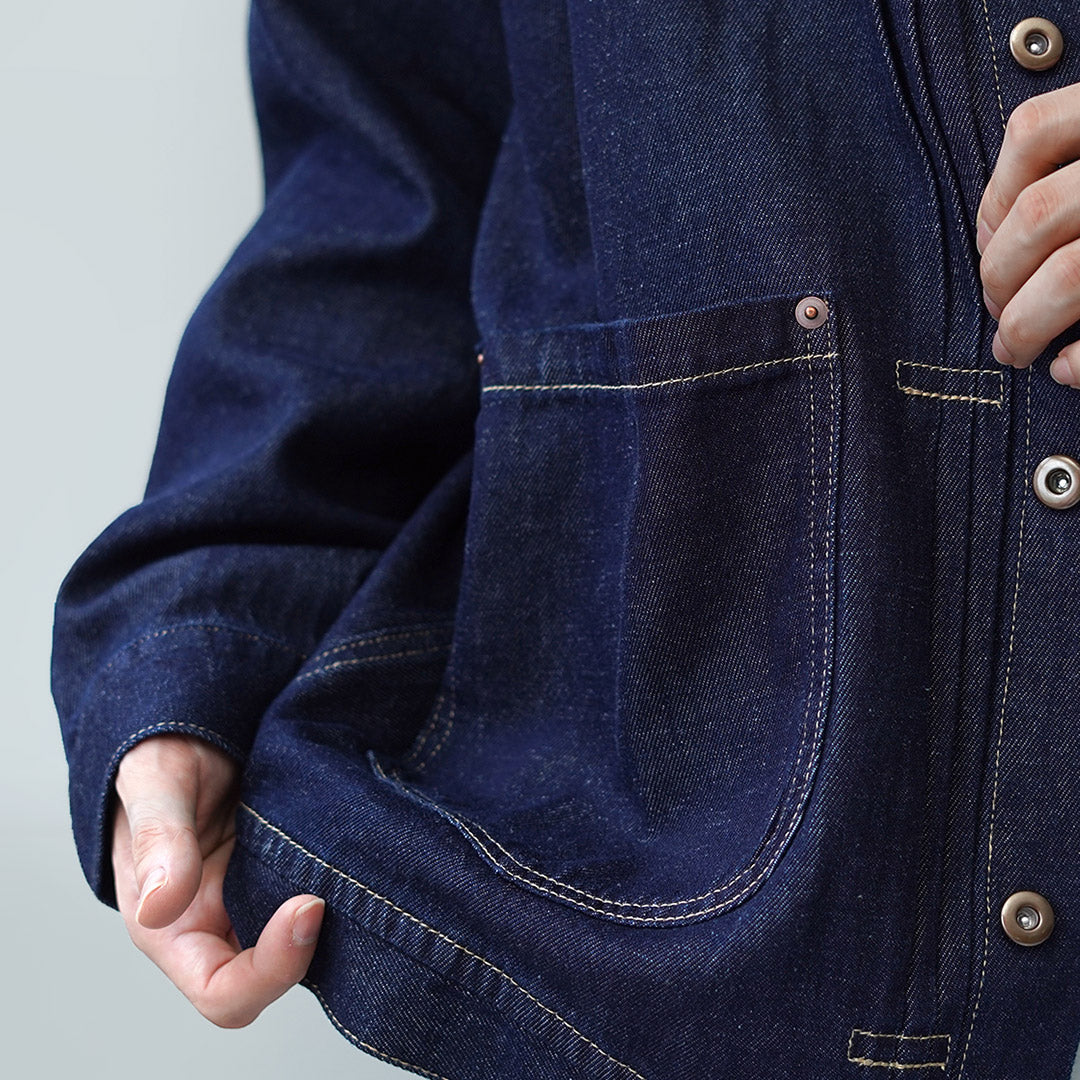 GOHEMP / 9oz 3-Tuck Denim Jacket