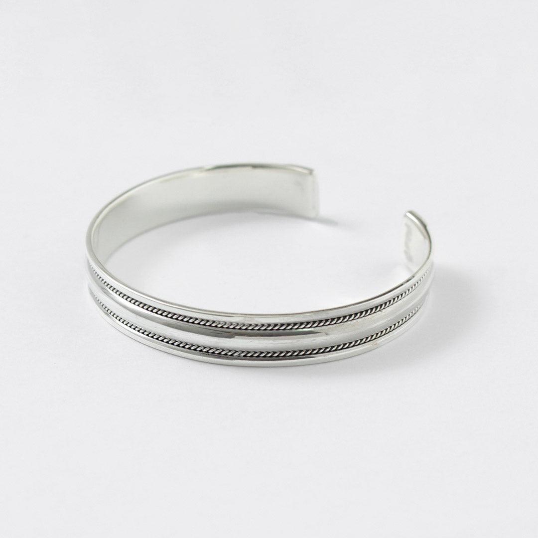 TMW / Sterling Silver Wide Bangle