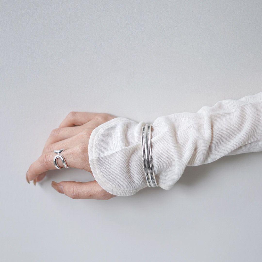 TMW / Sterling Silver Wide Bangle