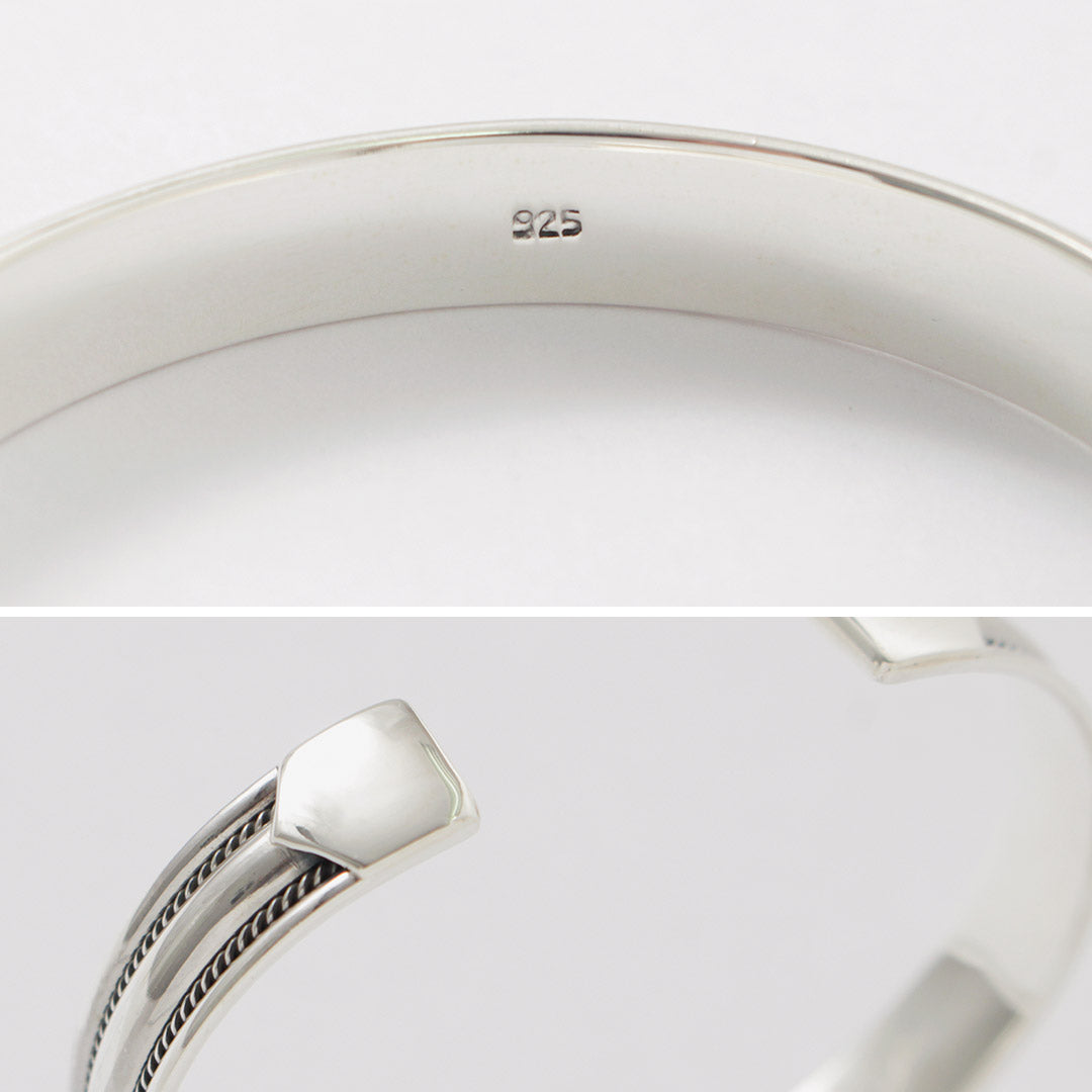 TMW / Sterling Silver Wide Bangle