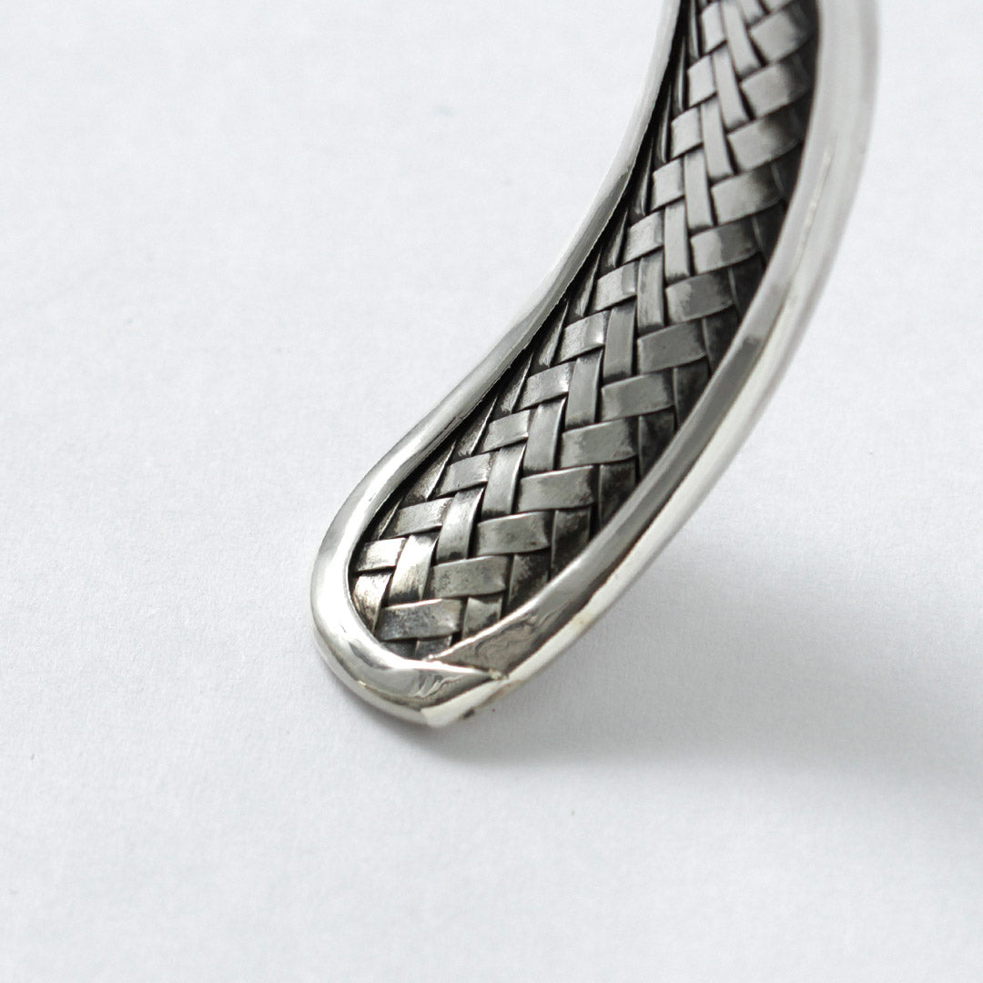 TMW / Braided Sterling Silver Bangle