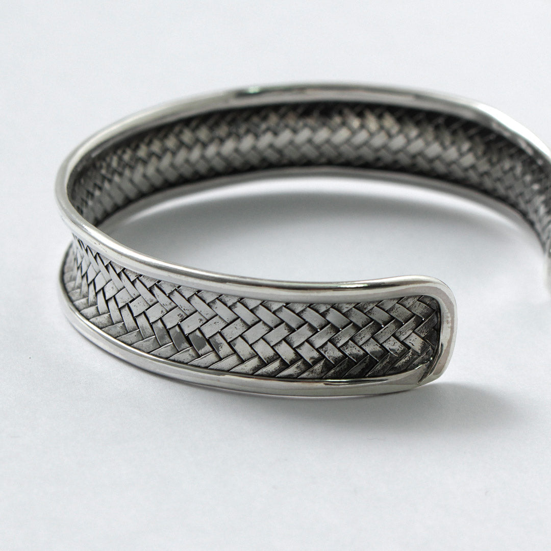 TMW / Braided Sterling Silver Bangle