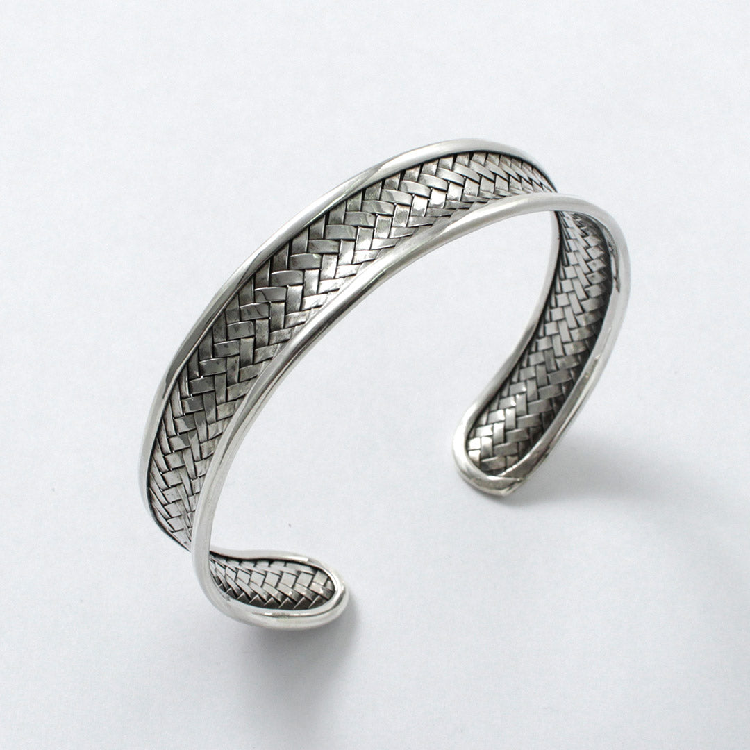 TMW / Braided Sterling Silver Bangle