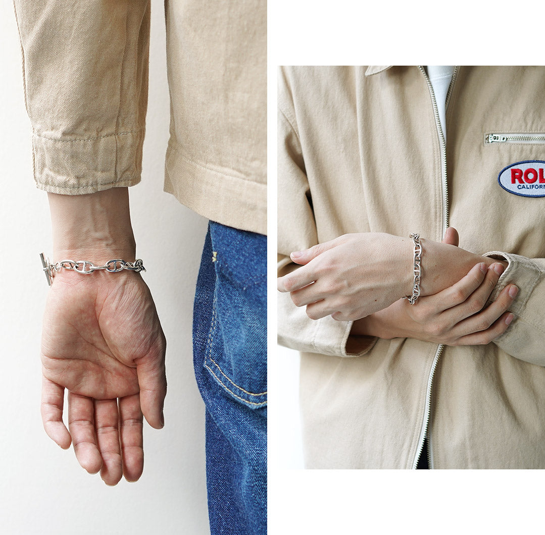 TMW / Sterling Silver Anchor Chain Bracelet