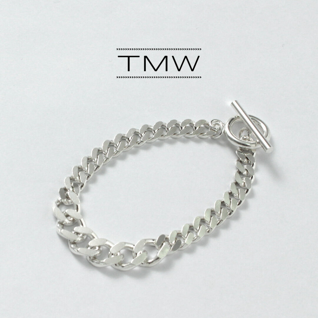 TMW / Sterling Silver Curve Chain Mixed Bracelet