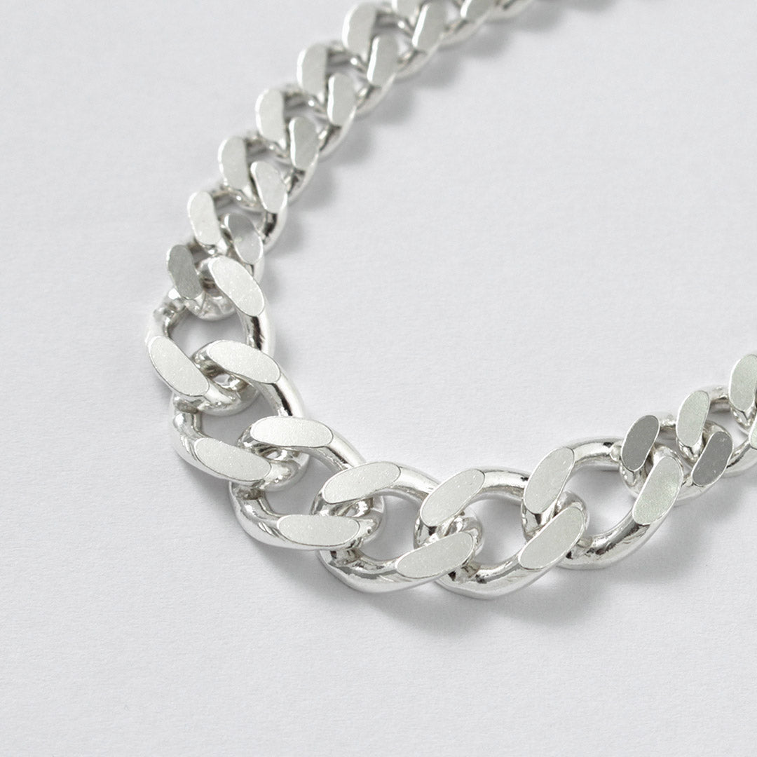 TMW / Sterling Silver Curve Chain Mixed Bracelet