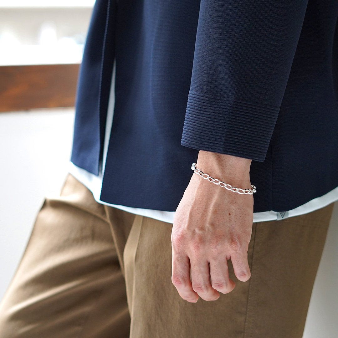 TMW / Sterling Silver Cable Chain Bracelet