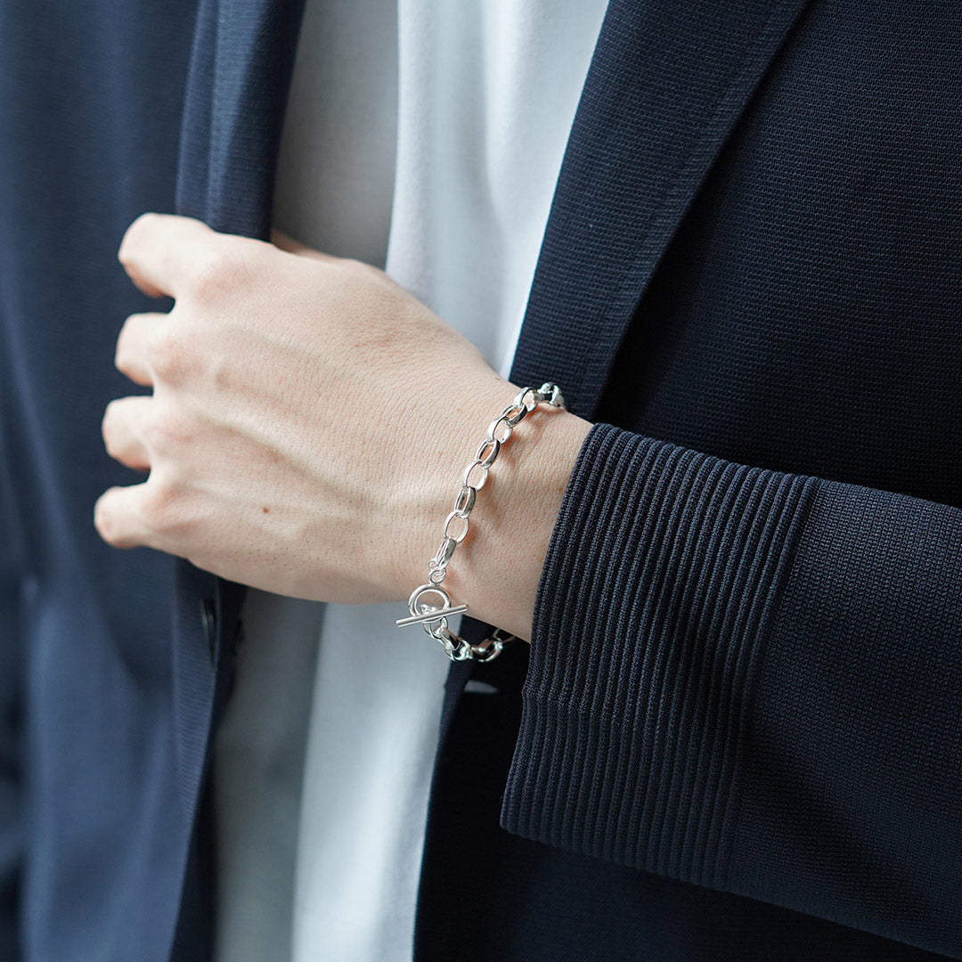 TMW / Sterling Silver Cable Chain Bracelet