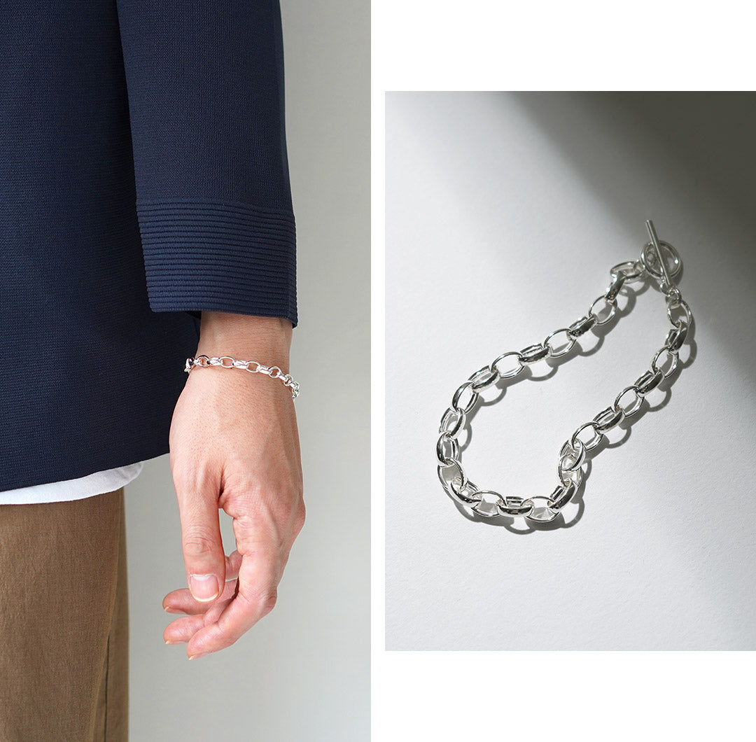 TMW / Sterling Silver Cable Chain Bracelet