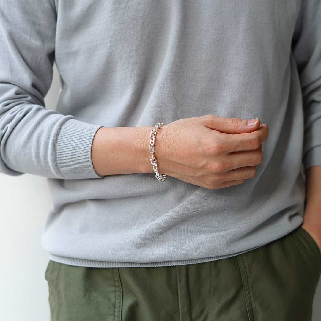 TMW / Sterling Silver Anchor Chain Bracelet Marina Chain
