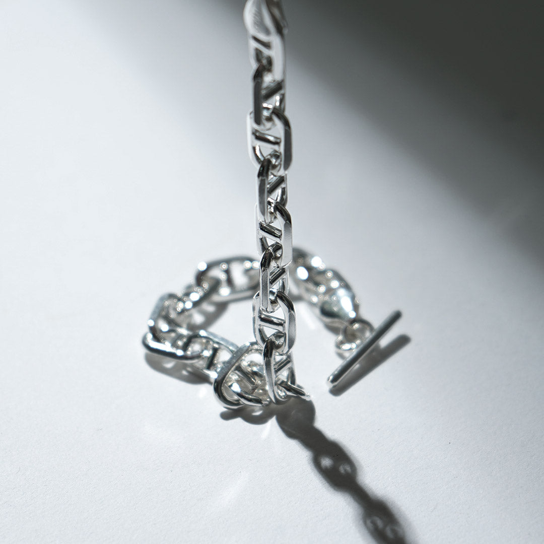 TMW / Sterling Silver Anchor Chain Bracelet Marina Chain