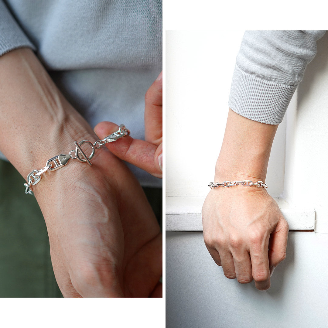 TMW / Sterling Silver Anchor Chain Bracelet Marina Chain
