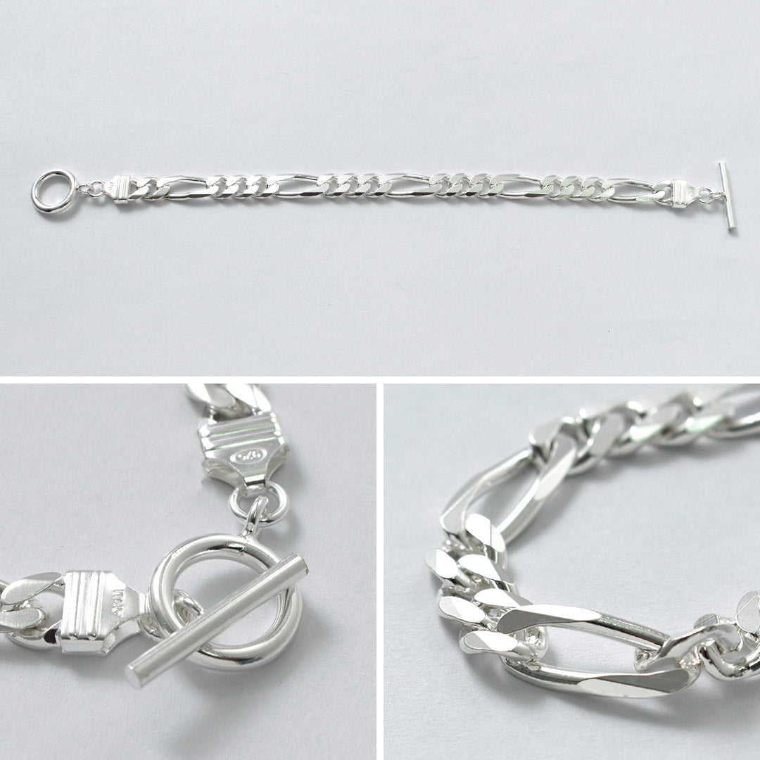 TMW / Sterling Silver Figaro Chain Bracelet