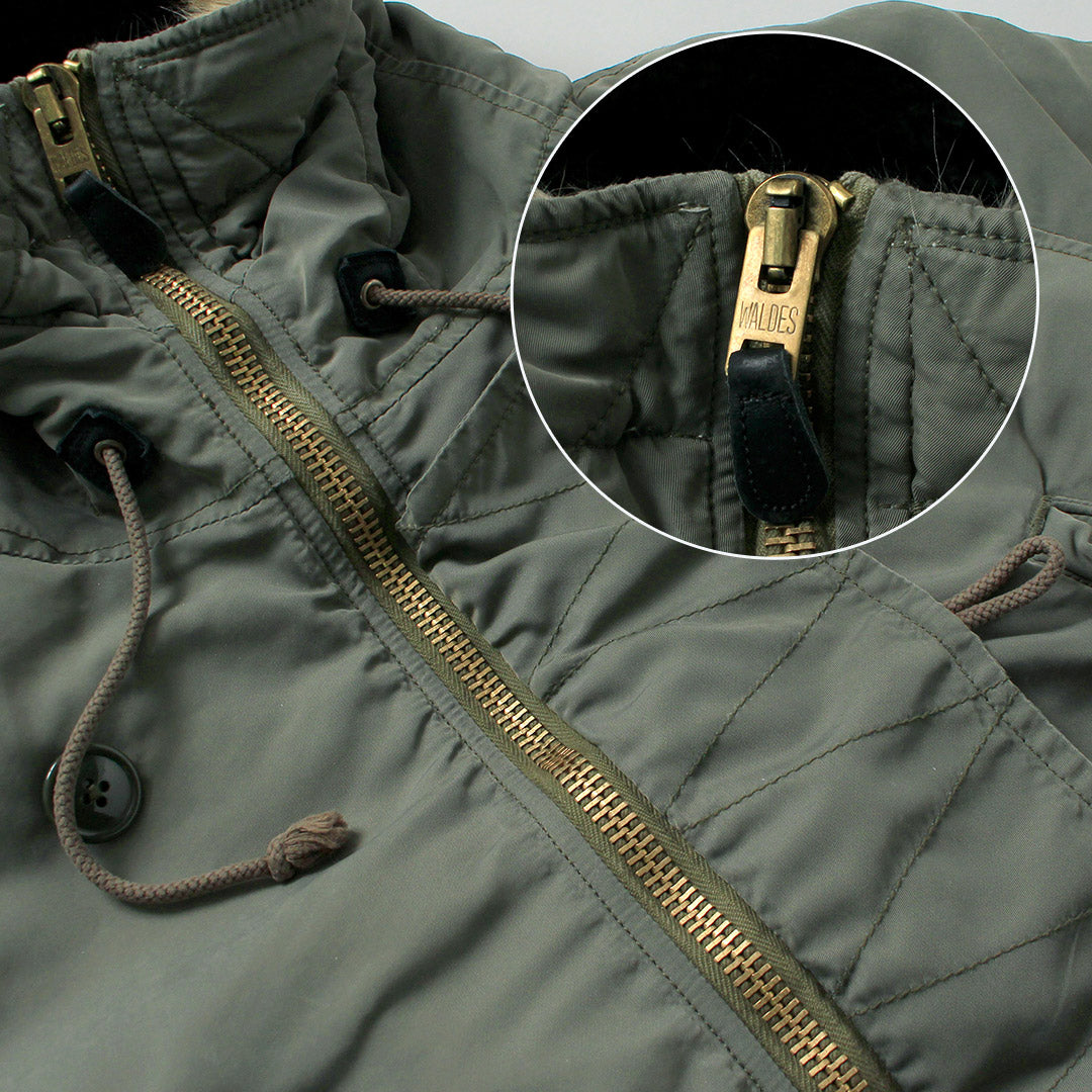 REMI RELIEF / Sergé de nylon recyclé N-3B Eco Fur