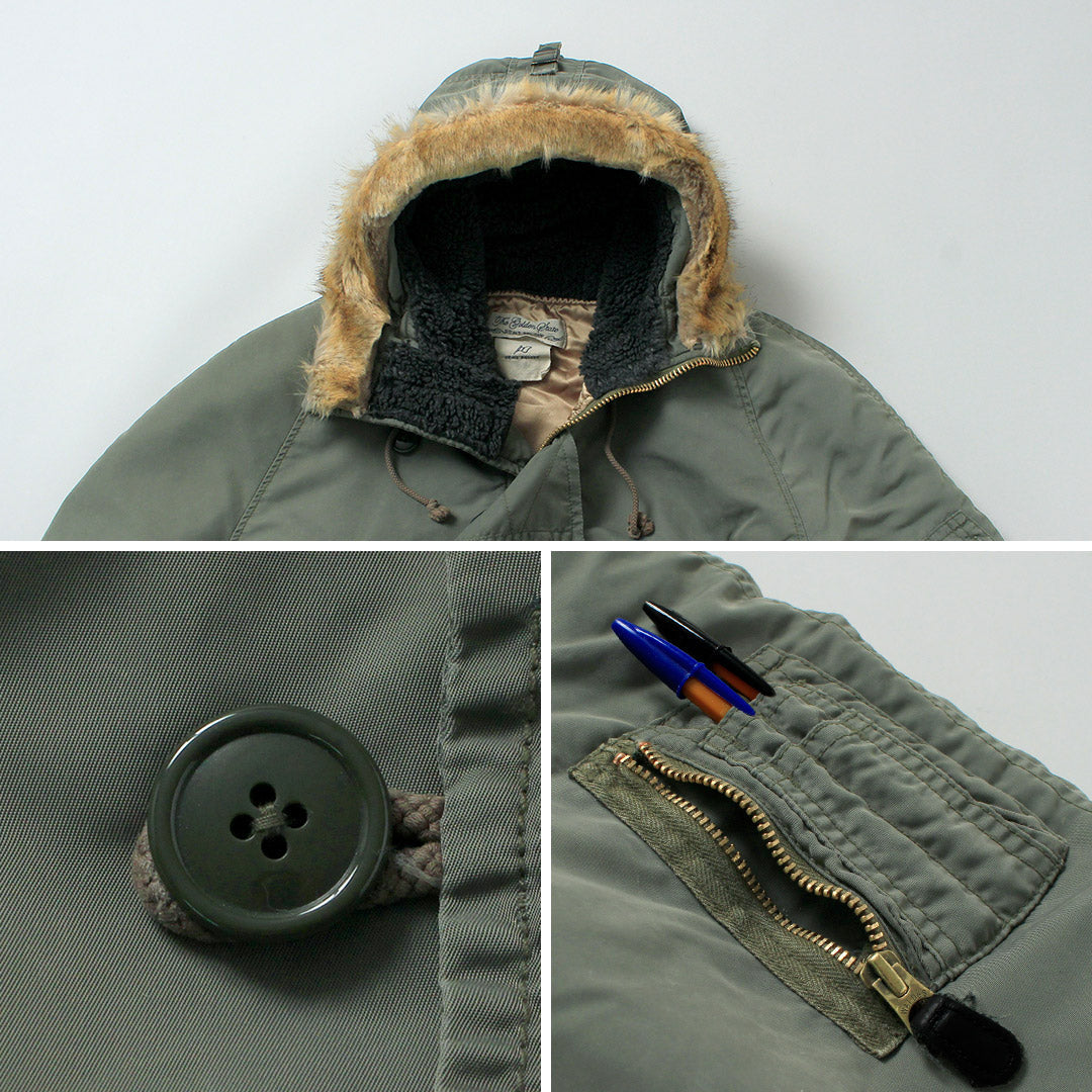 REMI RELIEF / Sergé de nylon recyclé N-3B Eco Fur