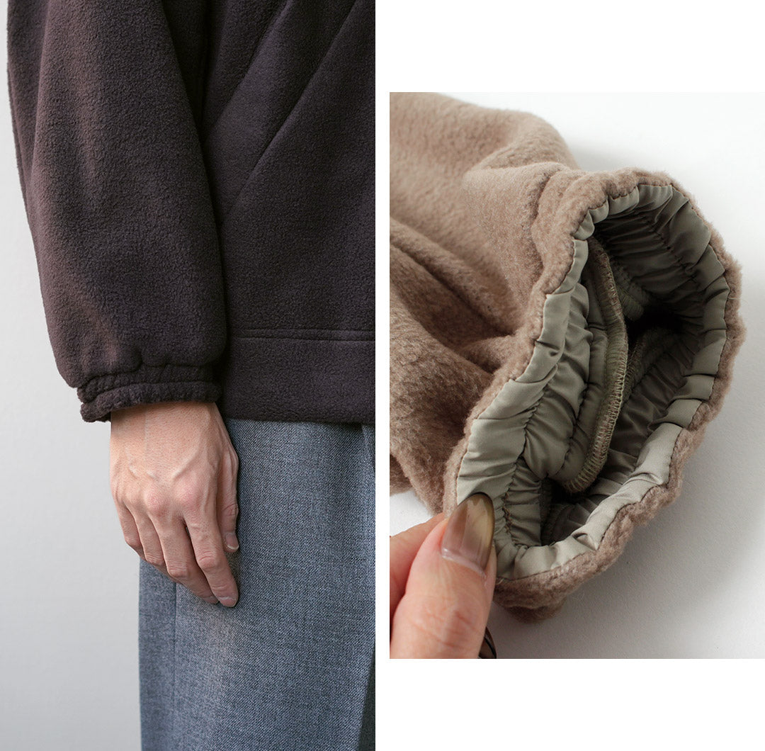 BASISBROEK / Blouson zippé en polaire Hernen