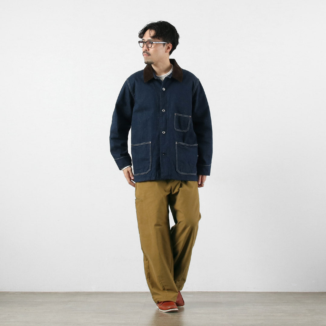 BASISBROEK / Whisken Moleskin 彈力褶皺休閒褲