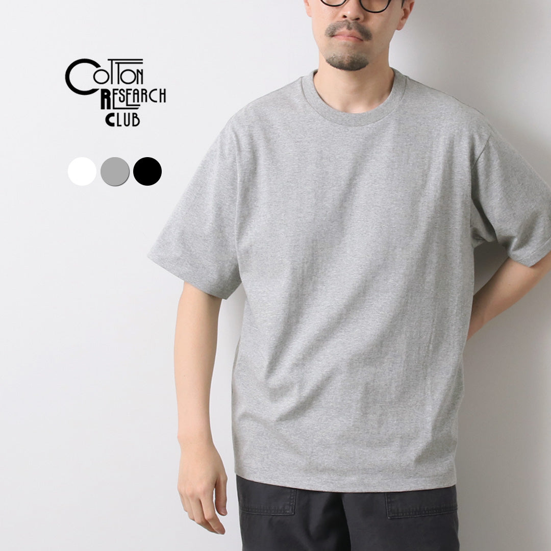 COTTON RESEARCH CLUB / 6.6 oz Short Sleeve Crew Neck T-shirt