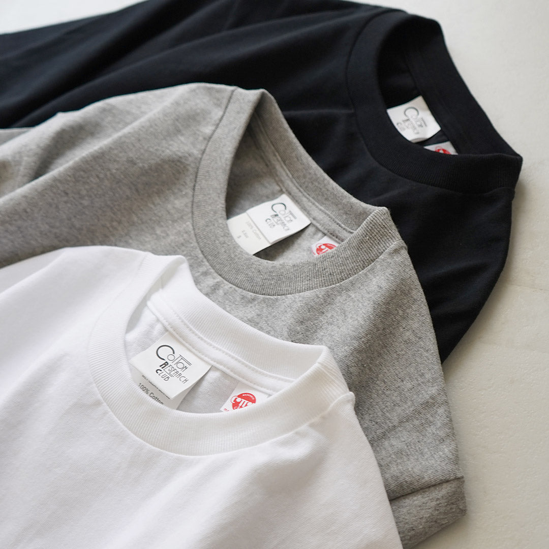 COTTON RESEARCH CLUB / 6.6 oz Short Sleeve Crew Neck T-shirt