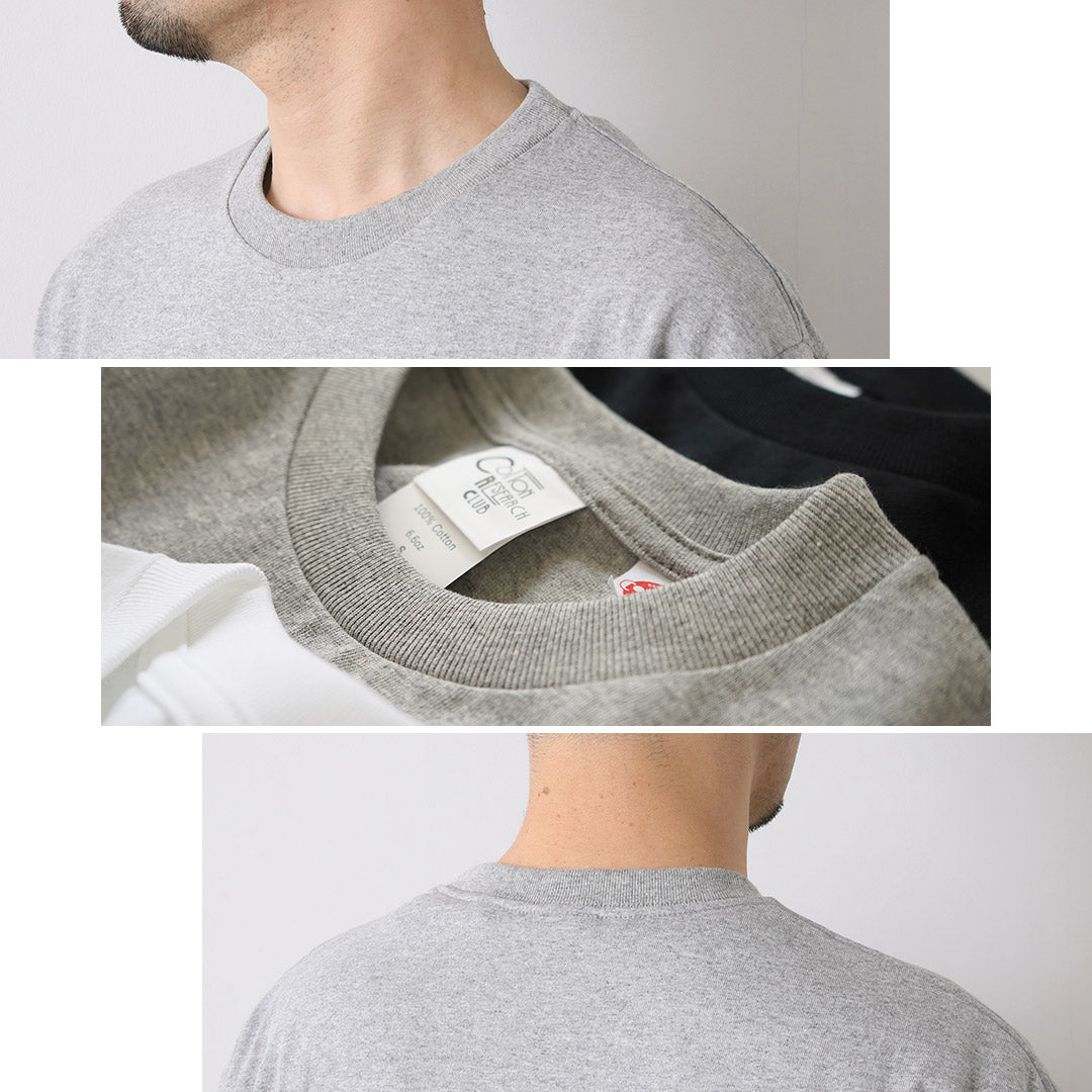 COTTON RESEARCH CLUB / 6.6 oz Short Sleeve Crew Neck T-shirt