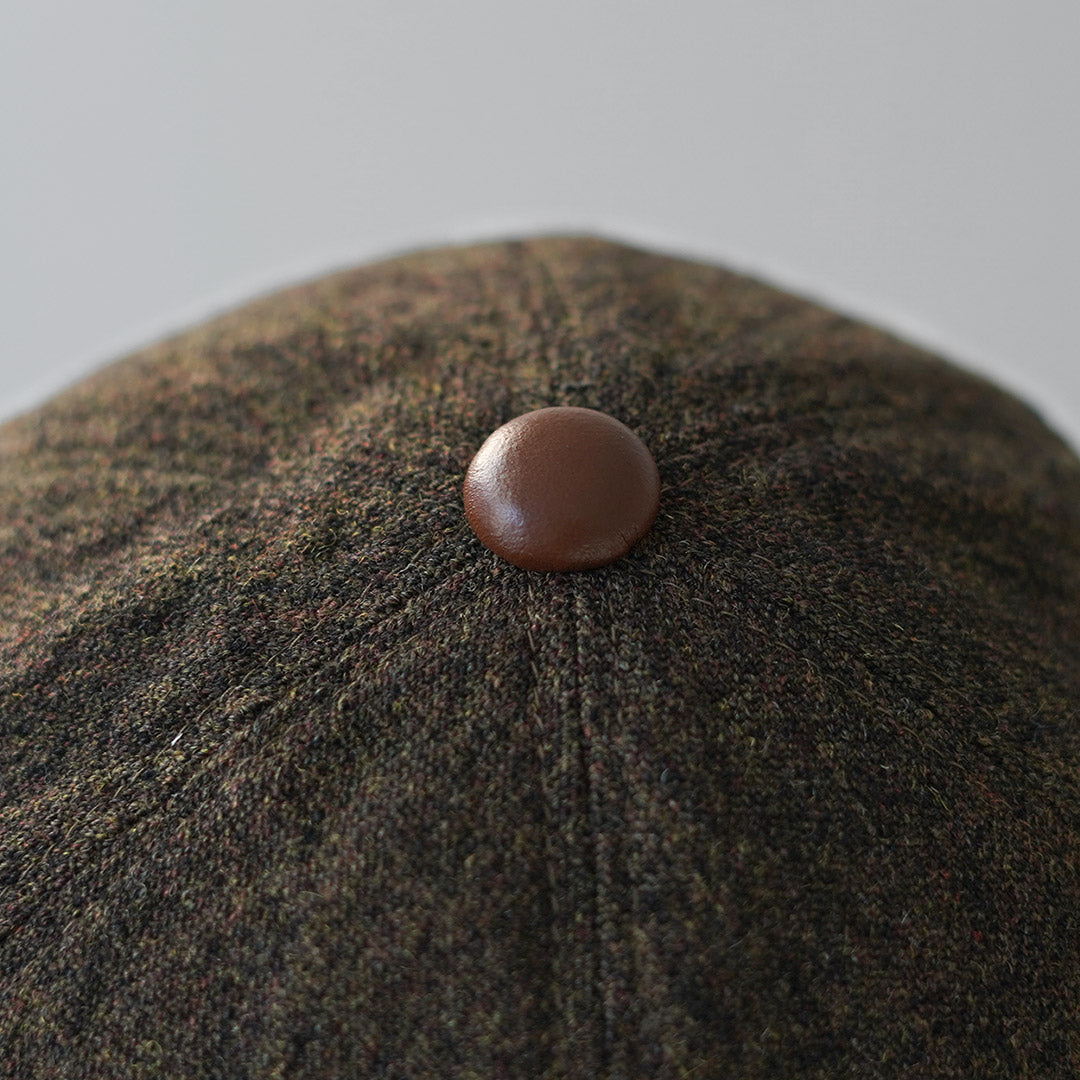 HIGHER / Military Serge x Leather Brim Cap