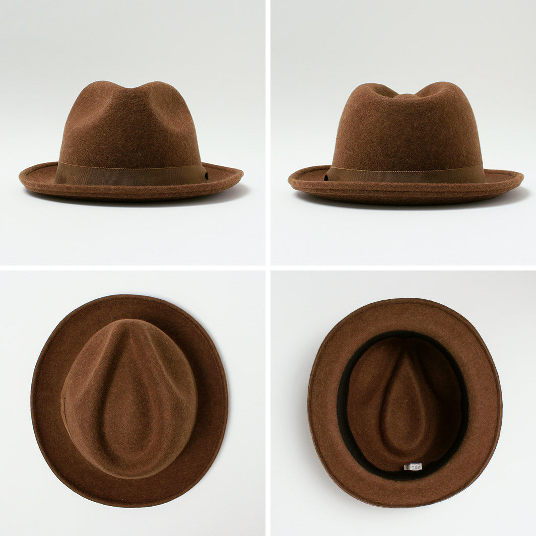 HIGHER / Felt Brim Fedora Hat