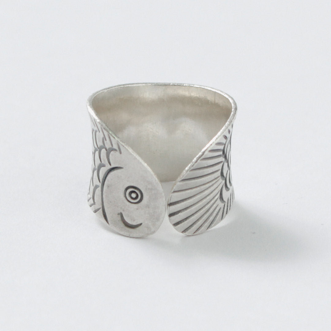 phaduA / Karen Silver Fish Ring