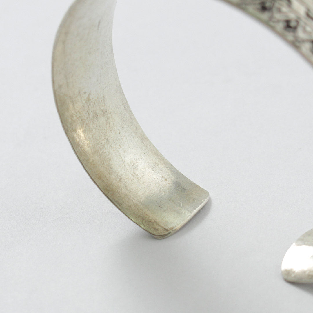 phaduA / Karen Silver Wide Bangle Mountain River