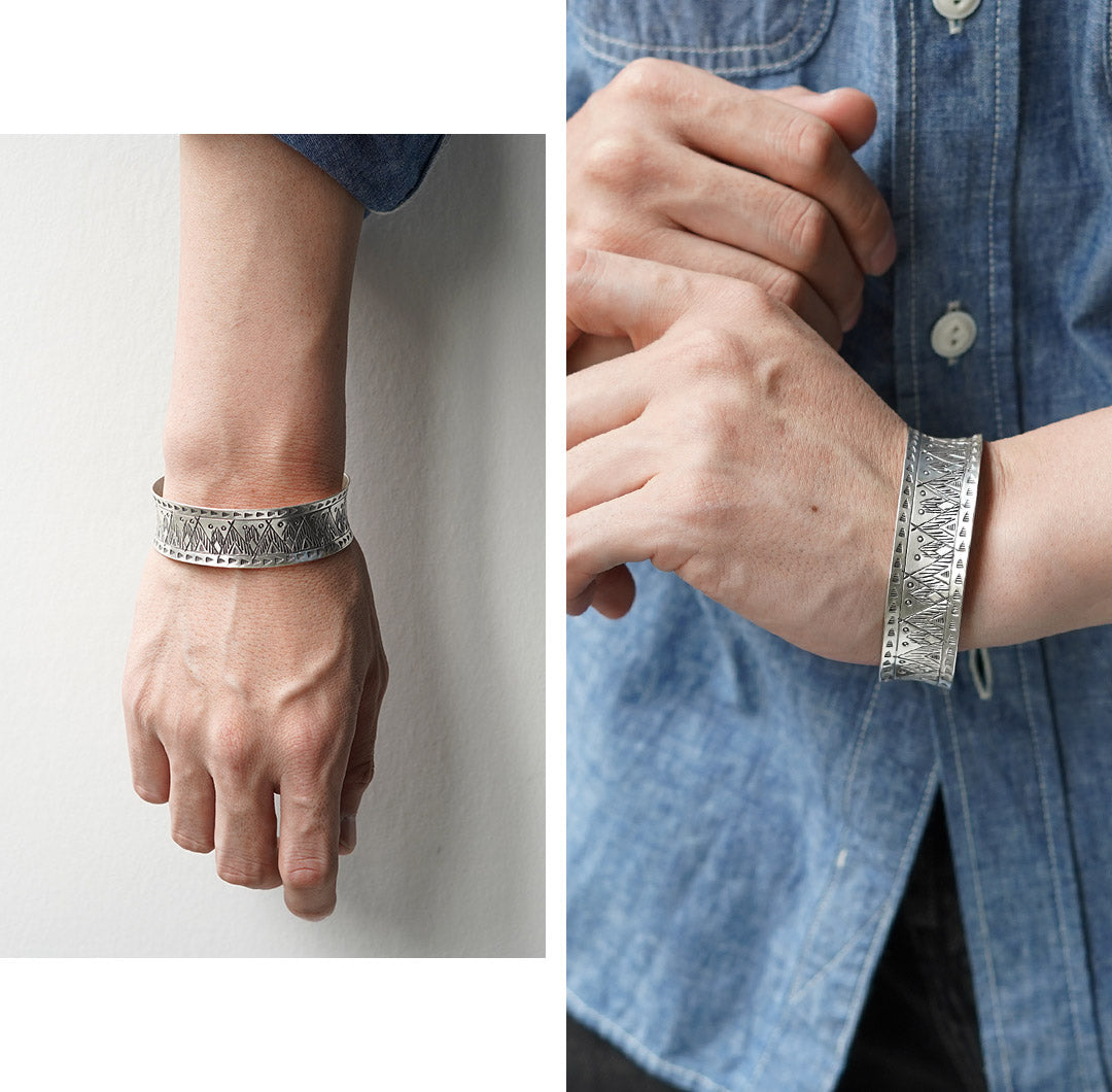 phaduA / Karen Silver Mountain Wide Bangle