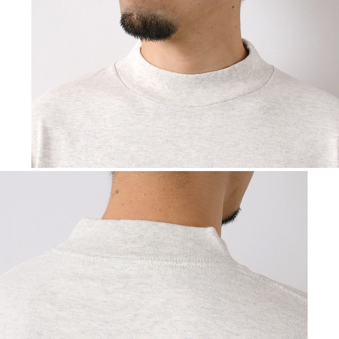 HEALTHKNIT / T-shirt à manches longues et col montant en coton US