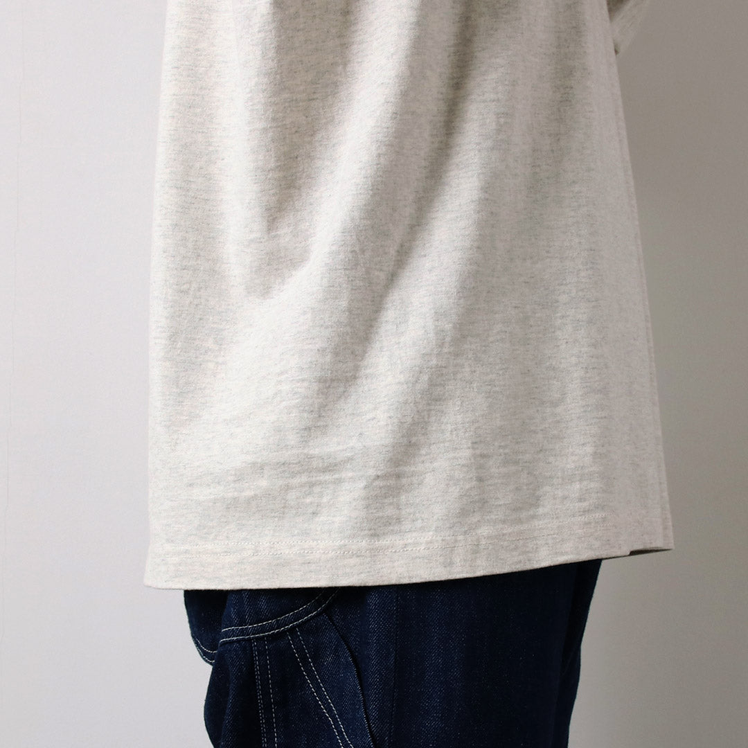 HEALTHKNIT / T-shirt à manches longues et col montant en coton US