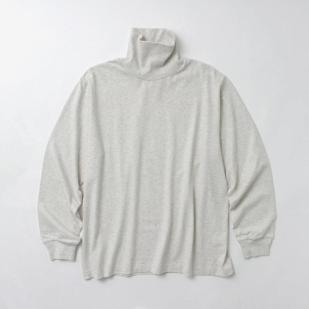 HEALTHKNIT / US Cotton Long Sleeve Turtleneck T-Shirt