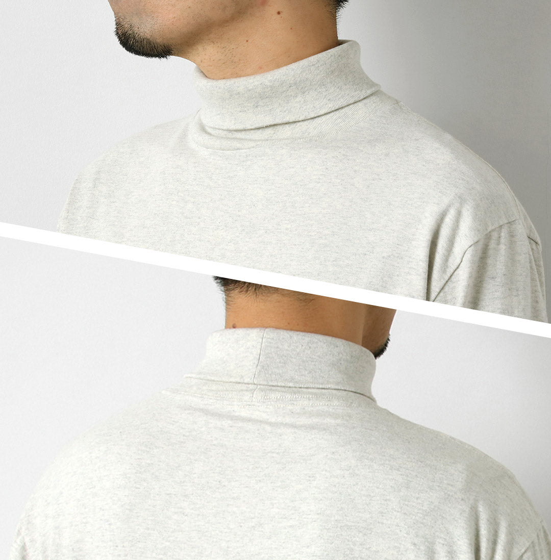 HEALTHKNIT / US Cotton Long Sleeve Turtleneck T-Shirt