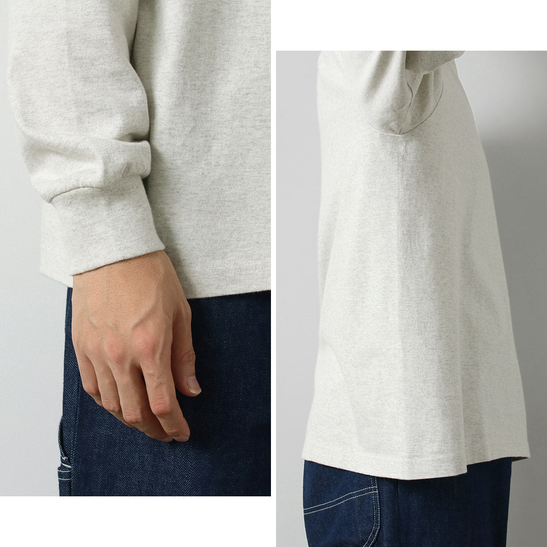 HEALTHKNIT / US Cotton Long Sleeve Turtleneck T-Shirt