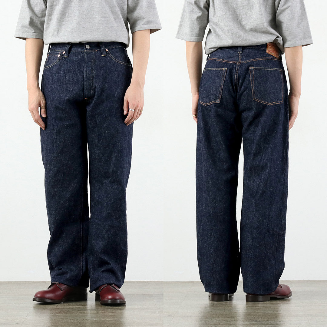 CANNE À SUCRE / Salopette taille en denim 13oz Modèle 2025