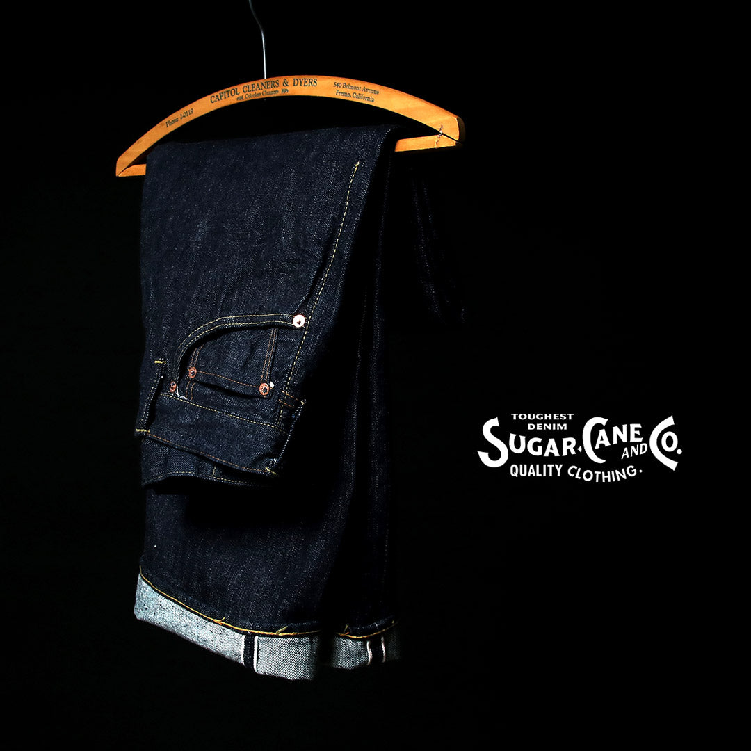 CANNE À SUCRE / Salopette taille en denim 13oz Modèle 2025