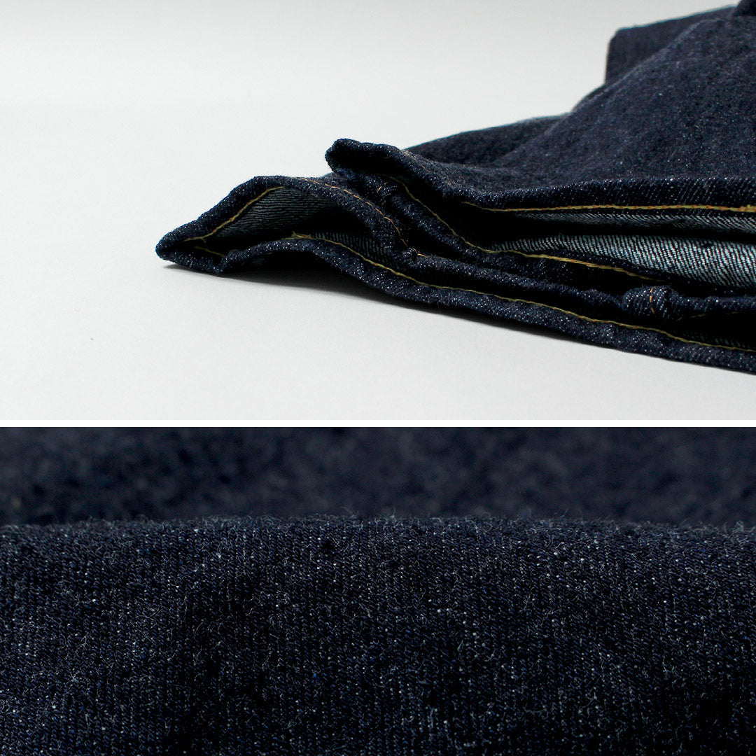 CANNE À SUCRE / Salopette taille en denim 13oz Modèle 2025